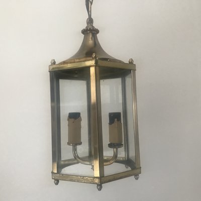 Brass Ceiling Lamp, 1980s-WQQ-1275065