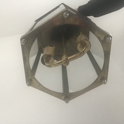 Brass Ceiling Lamp, 1980s-WQQ-1275065