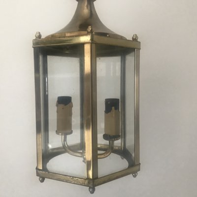 Brass Ceiling Lamp, 1980s-WQQ-1275065