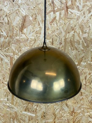 Brass Ceiling Lamp by Florian Schulz, 1970s-EJL-1140642