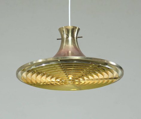 Brass Ceiling Lamp by Hans-Agne Jakobsson, 1960s-VLZ-632019