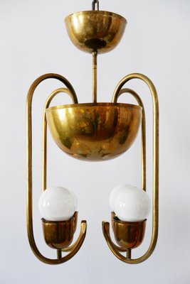 Brass Ceiling Lamp by Hayno Focken for Hayno Focken, 1930s-WPT-574080