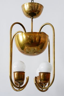 Brass Ceiling Lamp by Hayno Focken for Hayno Focken, 1930s-WPT-574080