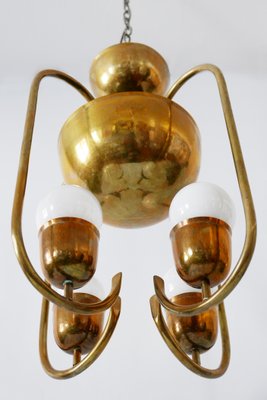 Brass Ceiling Lamp by Hayno Focken for Hayno Focken, 1930s-WPT-574080