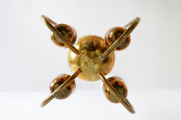 Brass Ceiling Lamp by Hayno Focken for Hayno Focken, 1930s-WPT-574080