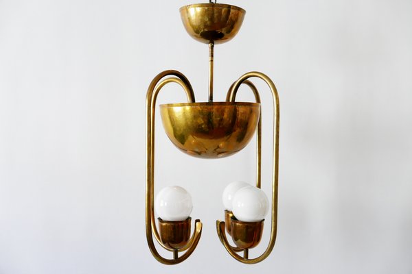 Brass Ceiling Lamp by Hayno Focken for Hayno Focken, 1930s-WPT-574080