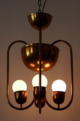 Brass Ceiling Lamp by Hayno Focken for Hayno Focken, 1930s-WPT-574080