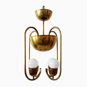 Brass Ceiling Lamp by Hayno Focken for Hayno Focken, 1930s-WPT-574080