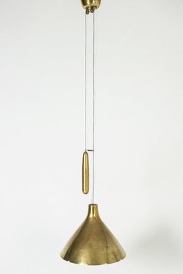 Brass ceiling lamp by Paavo Tynell-NL-891070