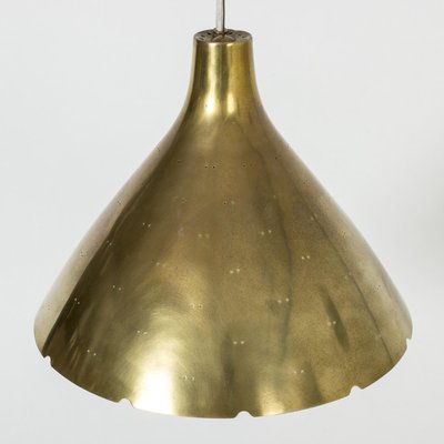 Brass ceiling lamp by Paavo Tynell-NL-891070