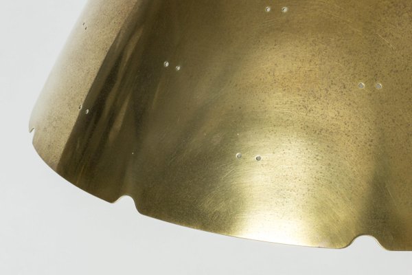 Brass ceiling lamp by Paavo Tynell-NL-891070