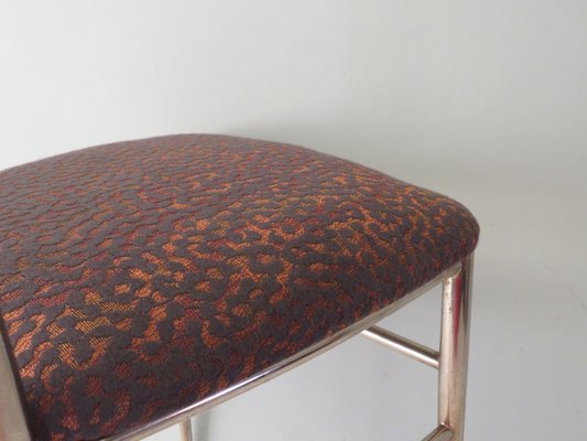 Brass Chair with New Upholstery, Italy, 1950s-UKG-1325747