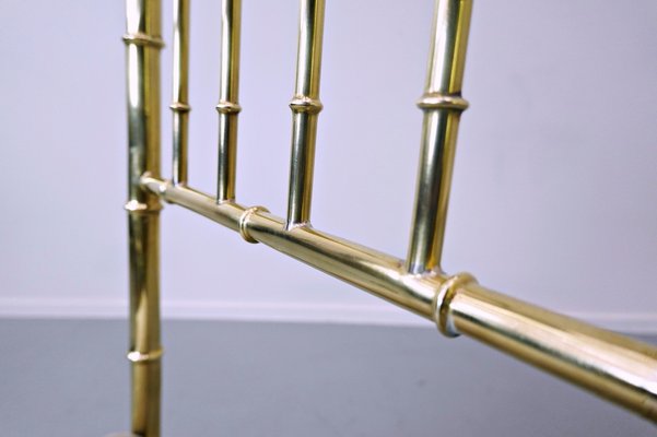 Brass Chairs, 1940s, Set of 10-FGA-990918