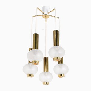 Brass Chandelier, 1960s-OWS-861245