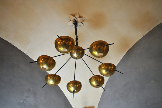 Brass Chandelier by Cellule Creative Studio for Misa Arte