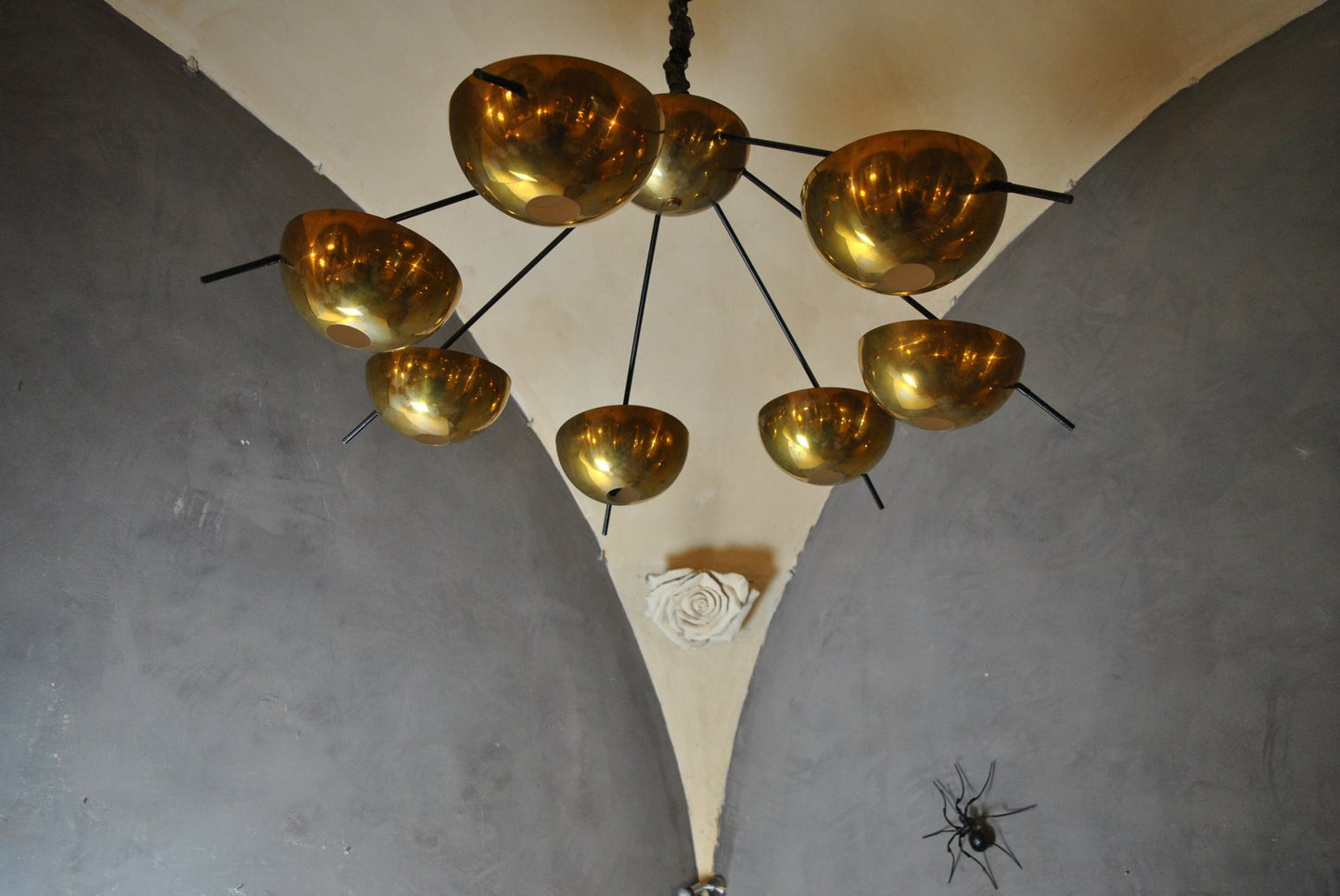 Brass Chandelier by Cellule Creative Studio for Misa Arte