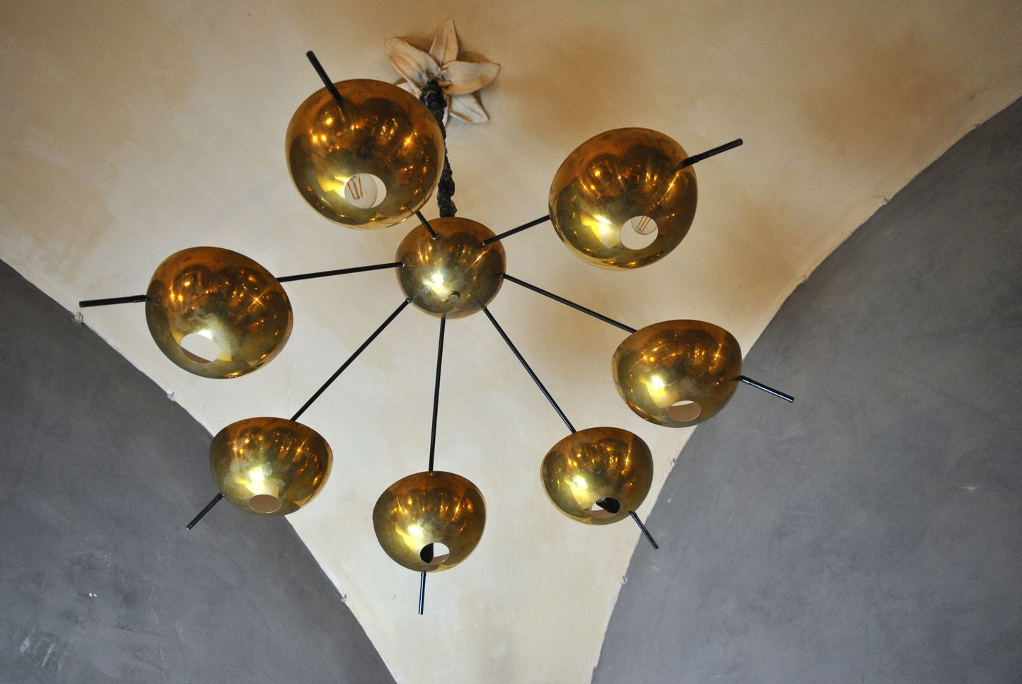 Brass Chandelier by Cellule Creative Studio for Misa Arte