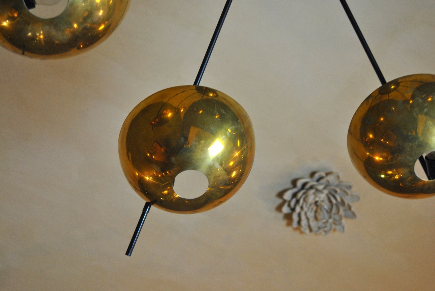 Brass Chandelier by Cellule Creative Studio for Misa Arte