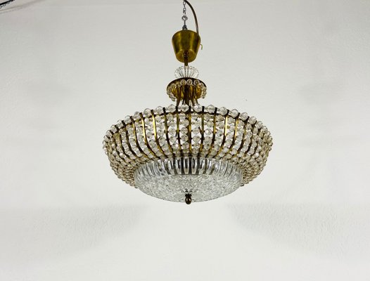 Brass Chandelier by Rupert Nikoll, 1960s-PUK-811927