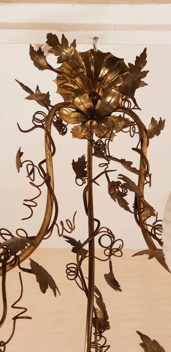 Brass Chandelier from Maison Baguès, 1960s