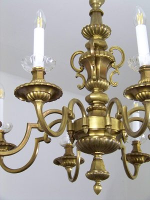 Brass Chandelier & Wall Light, 1900-TZ-1156919