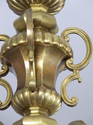 Brass Chandelier & Wall Light, 1900-TZ-1156919