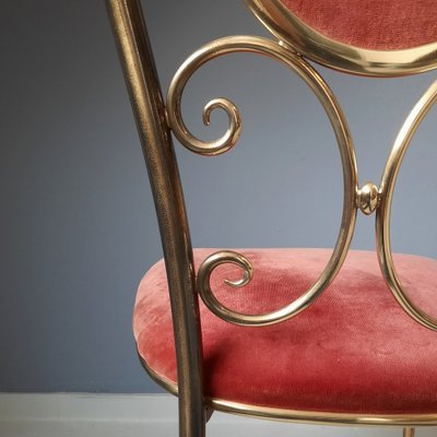 Brass Chiavari Side Chair, 1960s-SJU-1367148