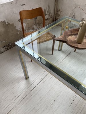 Brass Chrome Coffee Table by Renato Zevi-LCU-909668