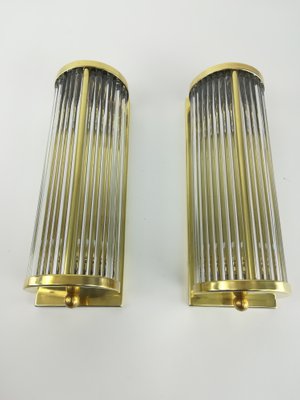 Brass Cinema Wall Lamp, Germany, 1930, Set of 2-KDB-1285614