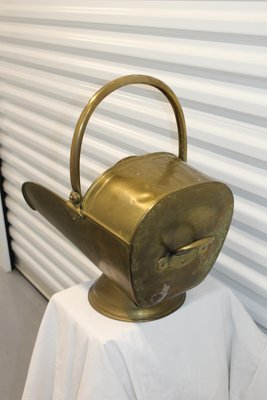 Brass Coal and Log Bucket with Handles-NAD-2035824