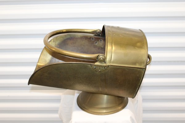 Brass Coal and Log Bucket with Handles-NAD-2035824