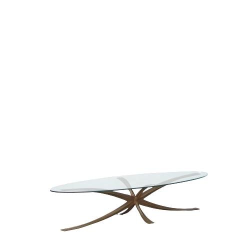 Brass Coffee Table by Michel Mangematin & Roger Bruny, 1960s