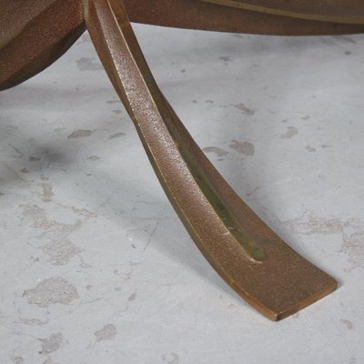 Brass Coffee Table by Michel Mangematin & Roger Bruny, 1960s-GG-1795100