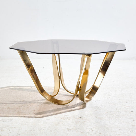 Brass Coffee Table by Roger Sprunger for Dunbar, 1970s