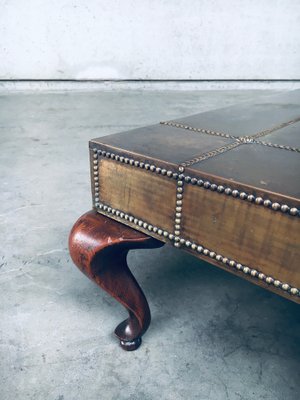 Brass Coffee Table, France, 1960s-RQV-1772784