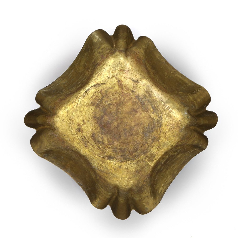 Brass Coin Tray by Villani, 1940s