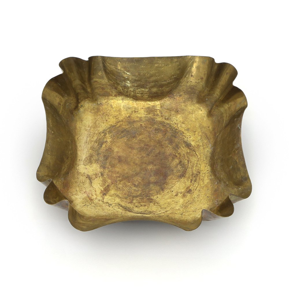 Brass Coin Tray by Villani, 1940s