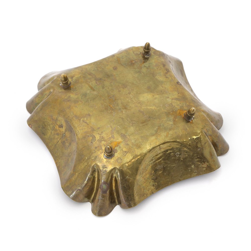 Brass Coin Tray by Villani, 1940s