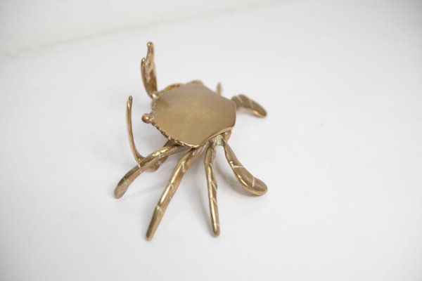 Brass Crab Ashtray, 1960s-VQY-1999931