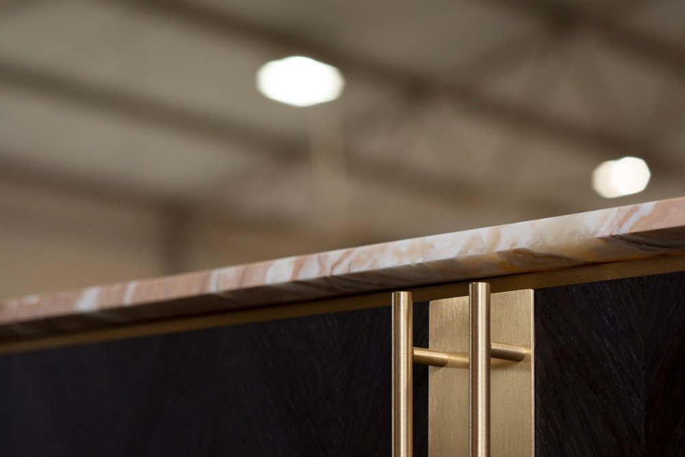 Brass Credenza by Magdalena Tekieli