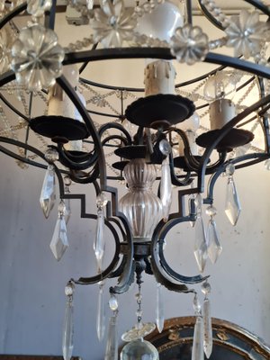 Brass & Crystal Chandelier-VYP-1215251