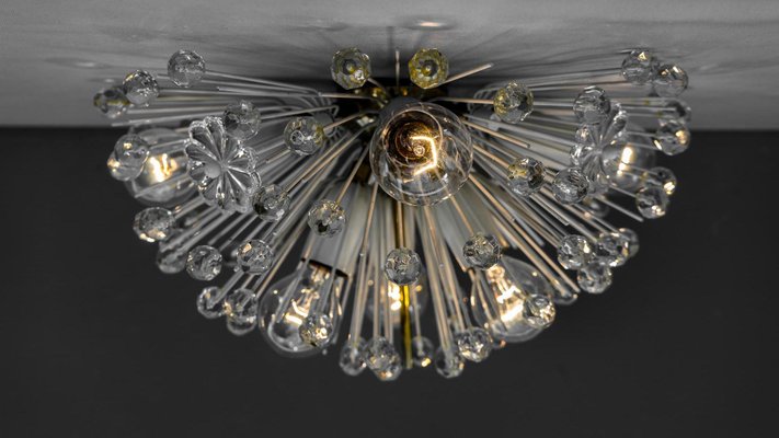 Brass Crystal Flush Mount or Sconce by Emil Stejnar for Rupert Nikoll, 1950s-SPD-664205