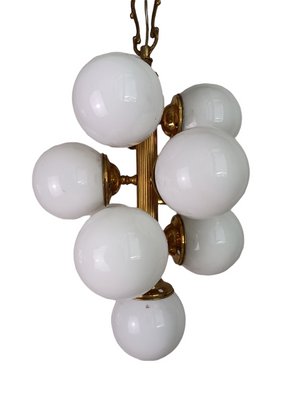 Brass & Crystal Sputnik Ceiling Light-ZVO-1317110