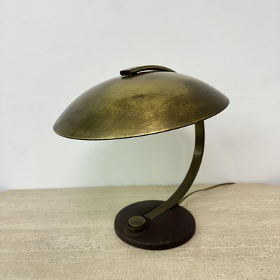 Brass Desk Lamp by Egon Hillebrand for Hille, 1970s-BGP-2018765