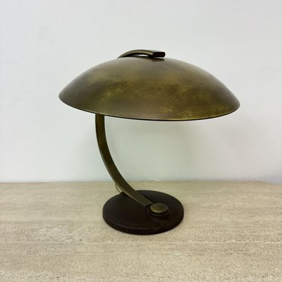 Brass Desk Lamp by Egon Hillebrand for Hille, 1970s-BGP-2018765