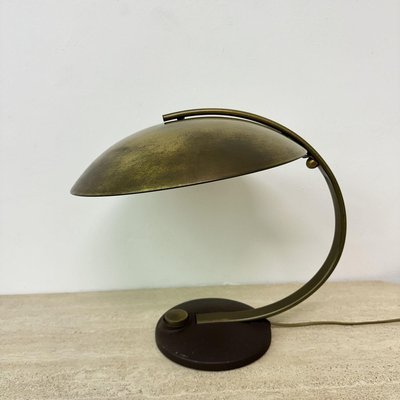 Brass Desk Lamp by Egon Hillebrand for Hille, 1970s-BGP-2018765