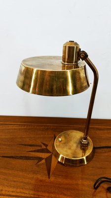 Brass Desk Lamp with Button Switch-QLH-1072771