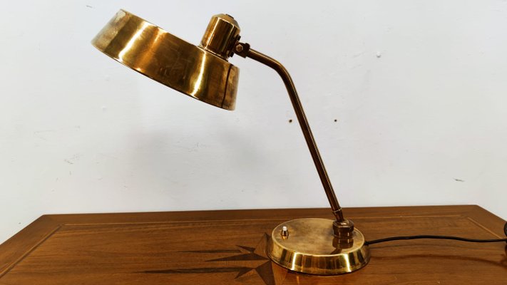 Brass Desk Lamp with Button Switch-QLH-1072771