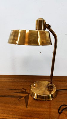 Brass Desk Lamp with Button Switch-QLH-1072771