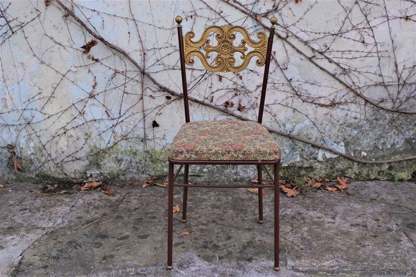 Brass Dining Chair, 1940s-KNM-840573